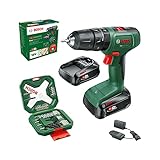 Bosch Home and Garden taladro percutor a batería EasyImpact 18V-40 (2x batería de 2,0 Ah, sistema...